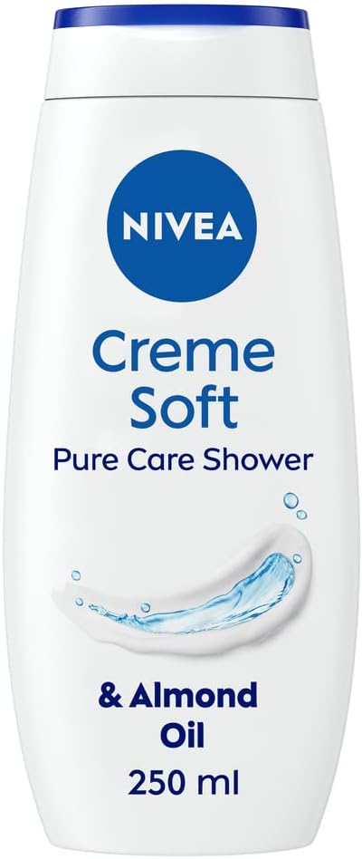 Care Shower Creme Soft (250 ml) Enriched with Almond Oil, Moisturising Gel Body Wash, Skin Moisturiser with Mild Scent