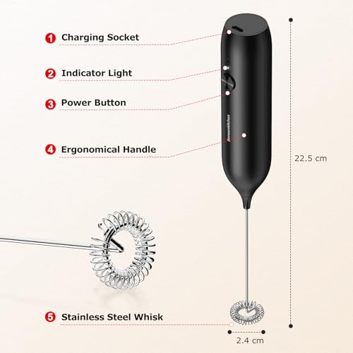 Handheld Milk Frother Wand