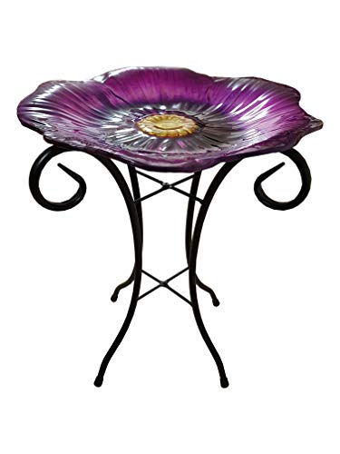 Fountasia Pansy Bird - Decoración para el jardín (Cristal), diseño de pájaros