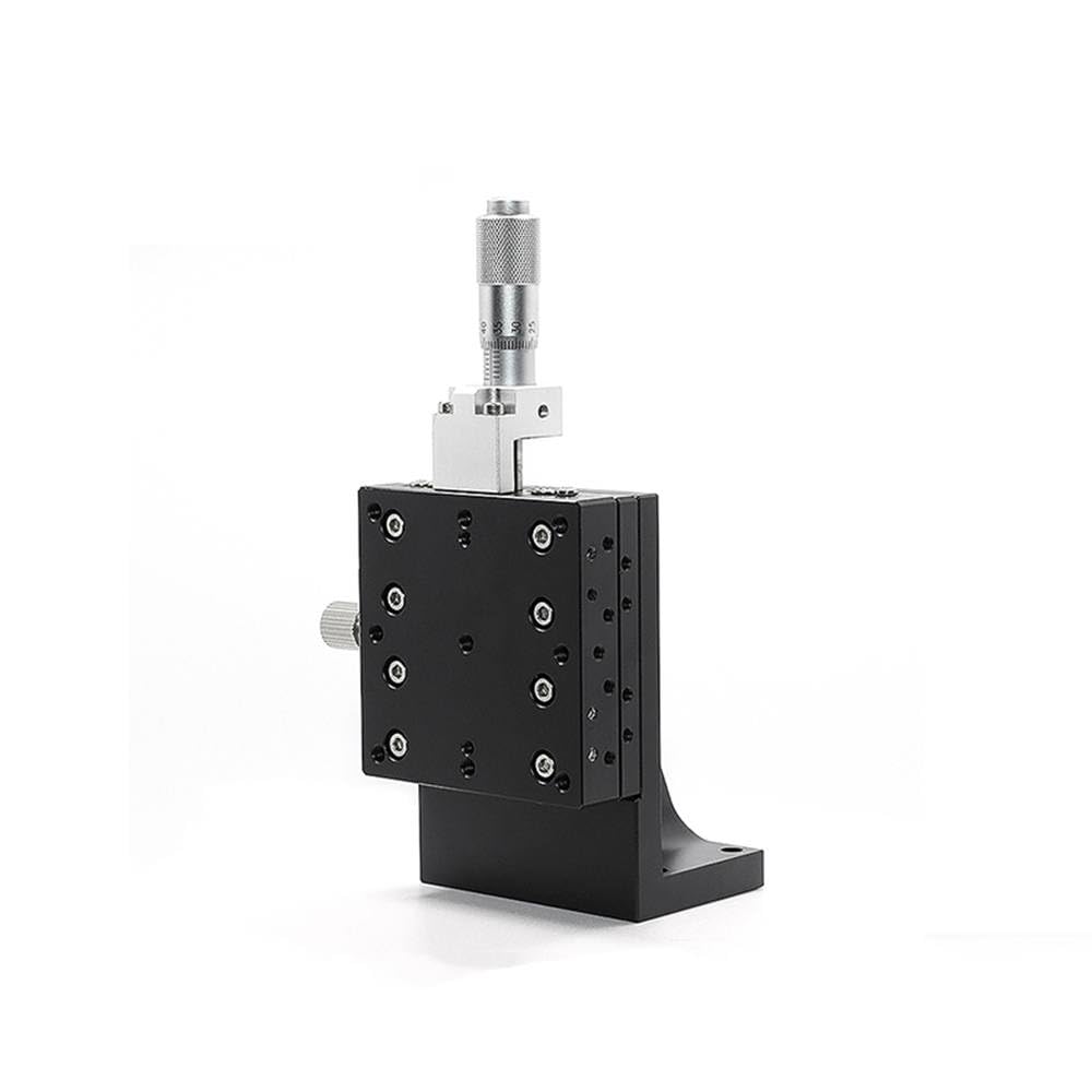 Z Axis LV40-C2 40x40mm 1.6" Manual Displacement Vertical-Lift fine Tuning Platform Cross Roller Guide Linear Stage Sliding Table