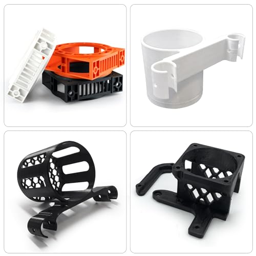 Image of ASA Filament 1.75 + /- 0.02mm - UV /Rain /Heat Resistant Durable 3D Printer Filament, No Warping, Non Odor & Fumes - Perfect for Outdoor Functional Mechanical Parts, 1kg*2 Spools /Black+White