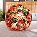 Almohada de Comida Realista de Felpa Taza de Sushi Cerveza Perrito Caliente Hamburguesa Pizza Almohada Cojín Regalo 41cm Pizza