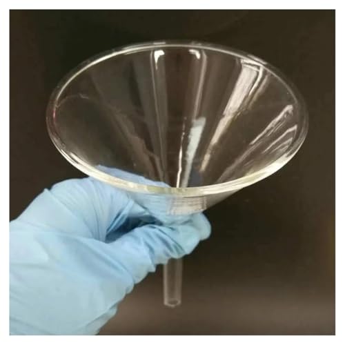 Entonnoirs en verre transparent 100 mm pour éviter les pertes lors des dosages