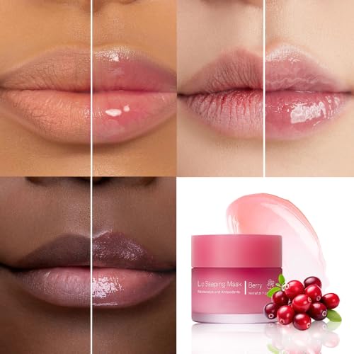 Image of FeiCuiYun Lip Sleeping Mask, Moisturization and Antioxidants, Nourish, Hydrate, Flaky, Dry Lips (02#Jam fruit, 1Pcs)