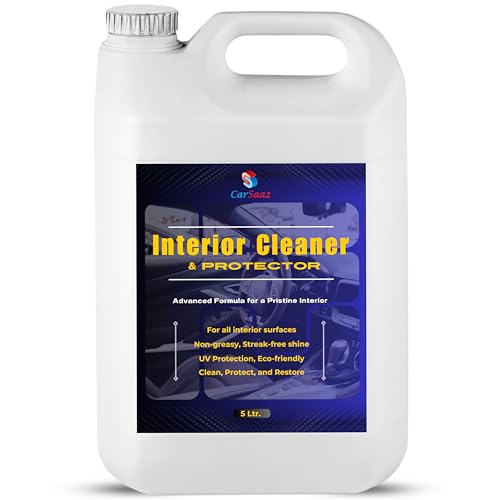 Image of CAR SAAZ Car Interior Cleaner & Protector 5 LTR | Premium Cleaner for All Interior & Upholstery Surfaces | Car Interior, Fabric, Sofa, Carpet & Upholstery Cleaner (5L)