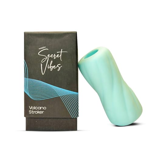 Image of Volcano Stress Relief & Relaxation Sleeve massager for men, Crafted from durable materials - Blue (Non Electric)