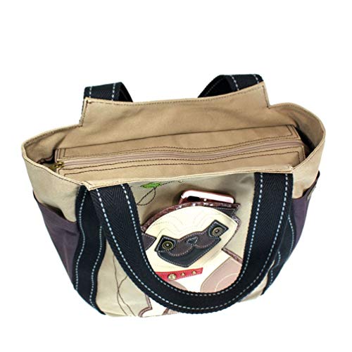 Bolso Tote Pug Lovers Pug Mom Carryall 18"x10"x12.5" miniatura 6