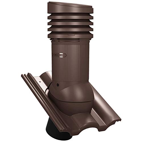 Aérateur de toit DN150 tuile Monier Taunus ventilation combles marron - 2