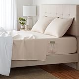 Amazon Basics Soft Microfiber 4 Piece Bed Sheet Set with Elastic Side Pockets, Queen, Carnation Blush, Solid