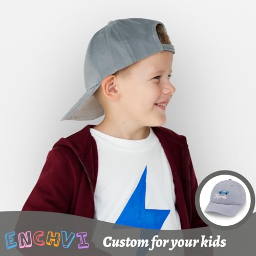 Image of Personalized Baby Infant Baseball Cap Custom Boys Girls Embroidered Sun Hat Custom Trucker Hats for Toddler Kids