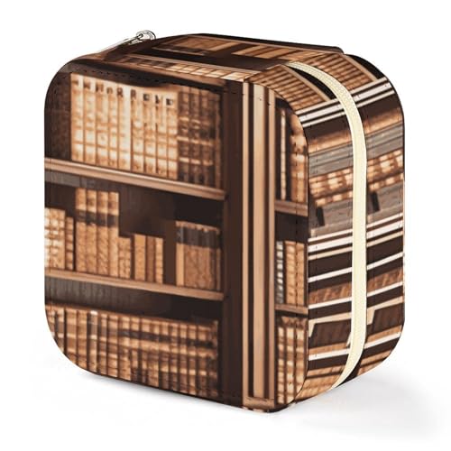 Boîte à bijoux voyage cuir - Rangement compact anti-noircissement boucles - 8