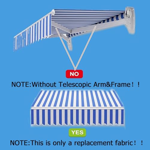 Toldo retráctil sin taladros para proteger ventanas y puertas del sol 4