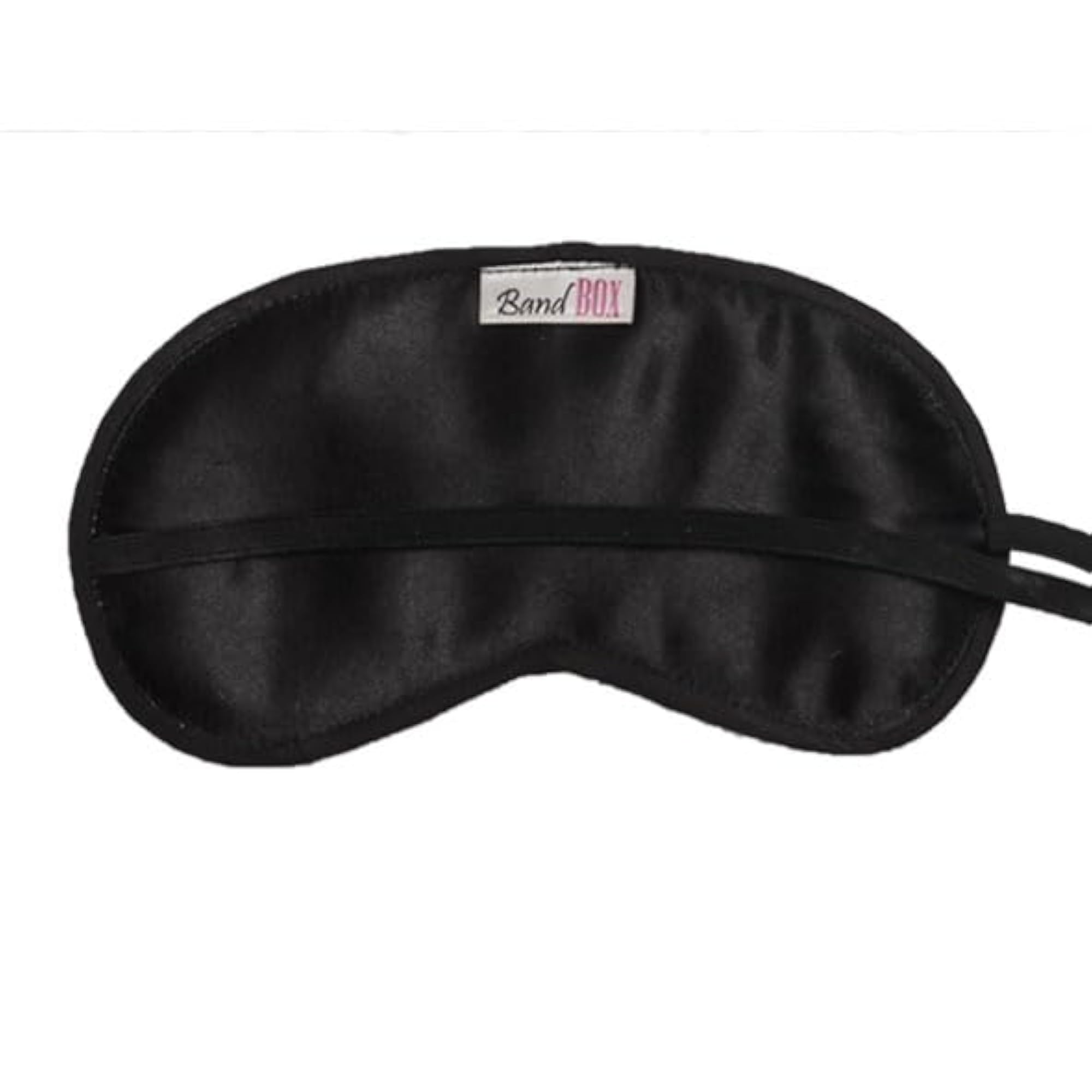 Hand-Embroidered Black Eye Mask for Sleeping, Unisex
