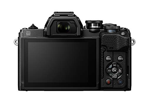 OM SYSTEM OLYMPUS E-M10 Mark IV Black Micro Four Thirds System Camera 20MP Sensor 5-Axis Image Stabilization 4K Video Wi-Fi