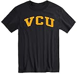 Ivysport Virginia Commonwealth University VCU Rams Short Sleeve Adult Unisex T-Shirt, Classic,...