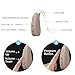 Banglijian Rechargeable Hearing Aid for Moderate to Severe Hearing Loss Ziv-206 for Seniors Adults with Noise Reduction Adaptive Feedback Cancellation-Two Types of Sound Tubes(One Unit)