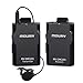 MOURIV MV-GMC201 2.4G Wireless Lavalier Microphone System Compatible with iPhone 11 X 8 8 Plus 7 6 Smartphone,Canon 6D 600D Nikon D800 D3300 Sony A7 A9 DSLR GoPro Hero4 Hero3 Hero3+ Action Cameras