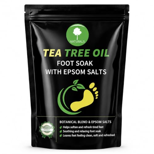 Tea Tree Oil Foot Soak for Foot Bath and Foot Soaking Tub, 16 oz