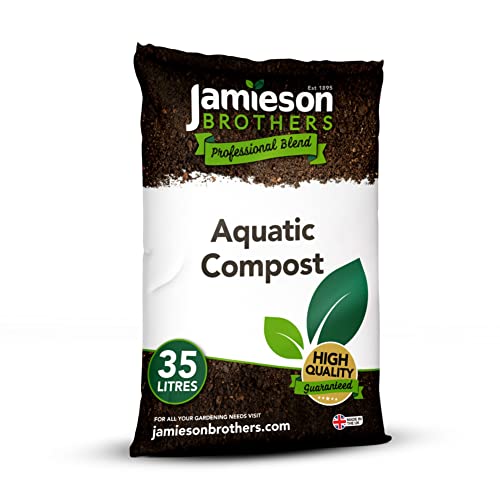 Aquatic Compost 35L bag - Professional Formulation Enriched with Volcanic Dust - Ideal for Pond Plants and the Aquatic Environment - By Jamieson Brothers