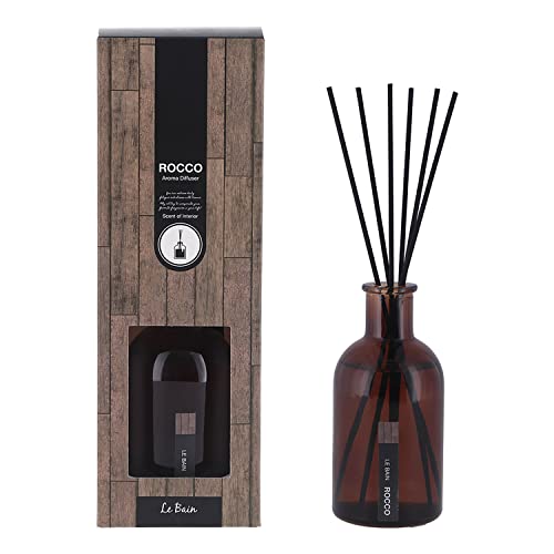 不二貿易 リードディフューザー ルームフレグランス 内容量150ml ラバン 室内用 綿 スティック リリー ジャスミン ロッコ 15994