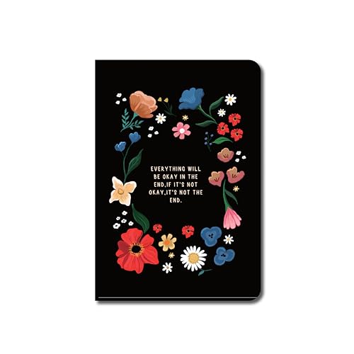 Image of FACTOR NOTES A6 Notebook (Not the End) | Ruled, 160 Pages, 90 GSM Thick Paper | Cute Aesthetic Notebook for Women