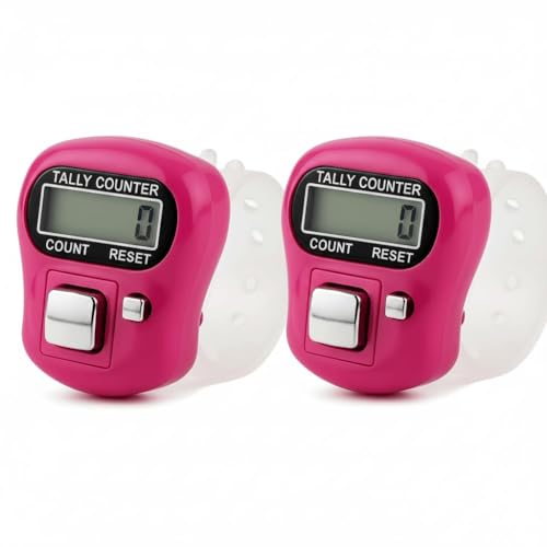 Image of Concepta Mini Hand Tally Counter Finger Ring Digital Electronic Head Count, Jap Counter Machine for Mantra Jap Cricket Umpire and Various Counting Purpose Small(Color May Vary) (Pack of 2 PIS)