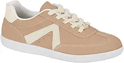 Tênis Vizzano Feminino Casual Pelica Bege 435/Branco Off 526 1430.102.7286.42231 36