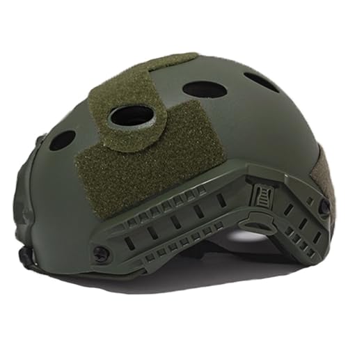 Casque Airsoft anti-choc Fast Helmet marron réglable pour protection paintball