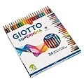 Selezione Varzi dal 1956 Set Scuola Pastelli Giotto Supermina 24 + Pennarelli Giotto Turbocolor 24