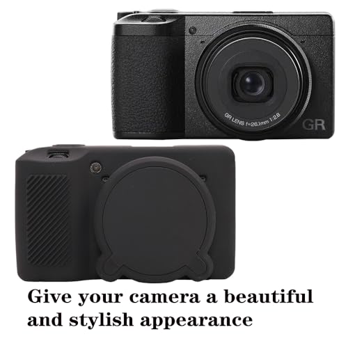 Funda silicona para cámara Ricoh GRIII GRIIIX black miniatura 3