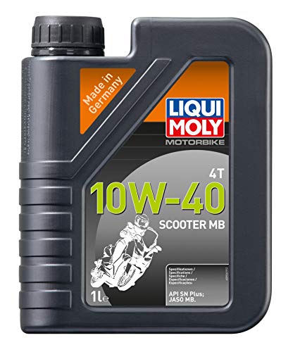 Liqui Moly 20832 - Aceite De Motor, Moto, 4T, 10W-40, Scooter MB,Booklet, 1 L