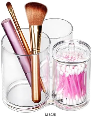 Luxshiny Acrylic Makeup Organizer Container, Portable Multipurpose Storage image 5