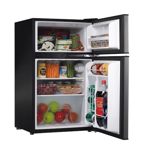 Frigobar Refrigerador Compacto HQ Defrost 90 Litros Preto/Inox HQ-90RDF (127V)