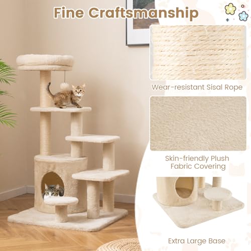 Árbol para Gatos Moderno de 40 Pulgadas PETSITE miniatura 6