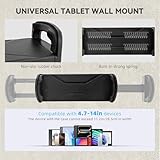 Lichamp Tablet Stand,360° Adjustable Wall Mount,Wall Holder for 4.7-13" Devices,Compatible with Kindle,iPad,iPhone,Galaxy for Tablet Wall Mount for Kitchen Gym Office - Image 4