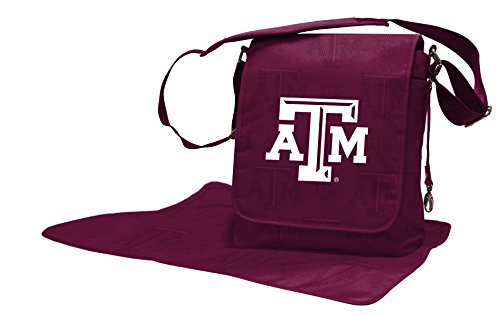Image of Lil Fan Diaper Messenger Bag, NCAA College Texas A and M
