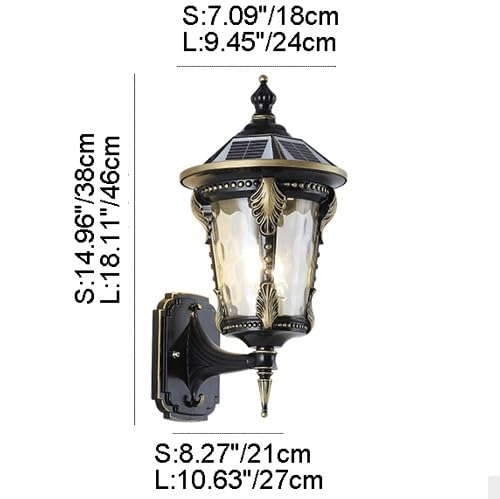 Lampes solaires d'extérieur pour décoration de couloir, villa et jardin moderne