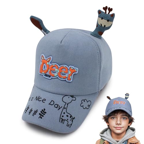 Image of VRITRAZ Kids Baseball Cap | Sun Protection Hat for Boys, Adjustable Strap (4-12 Years)