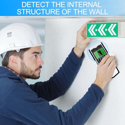 Detector de escáner de pared con alarma sonora para cables y metal 6