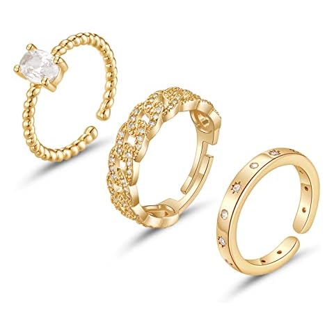 KissYan Gold Ring Set for Women Cover