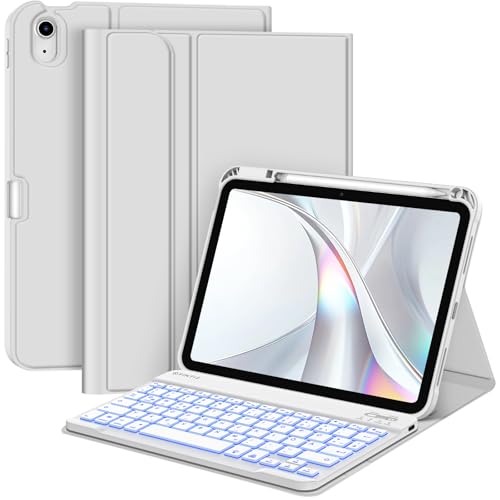 FINTIE Hülle mit Tastatur für iPad A16 11 Generation/10 Gen (11/10.9 Zoll) – Ansicht 1