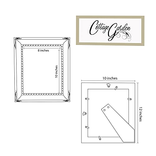 Cottage Garden You Deserve The World Amber 8 X 10 Rope Trim Wall And Tabletop Photo Photo Frame #TOP4