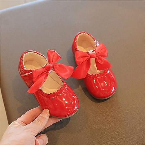 Girls Gymnastic Summer And Autumn Girls Boots Cute Flat Solid Color Round Head Ribbon Bow Toddler Girls Sandals2
