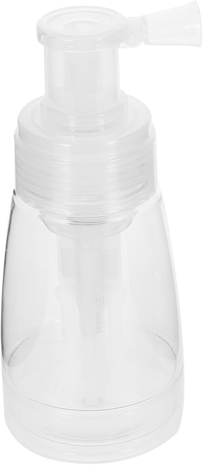VICASKY Travel Powder Bottle PET White Baby Body Powder Container