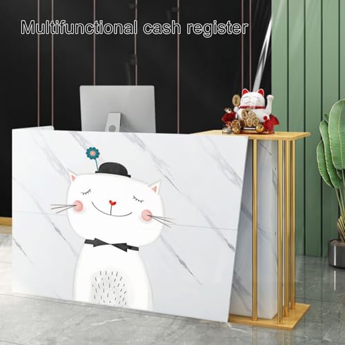 Comptoir de caisse simple avec tiroirs pour magasin et vente au détail - 3