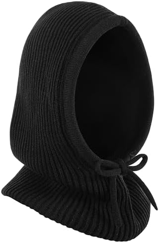 Winter Balaclava Hat for Men Women,Windproof Blend Hooded Scarf H...