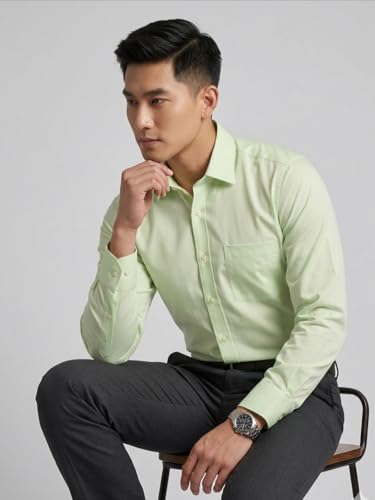 Image of Appel Touch Men's Cotton Blend Formal Shirt Full Sleeves