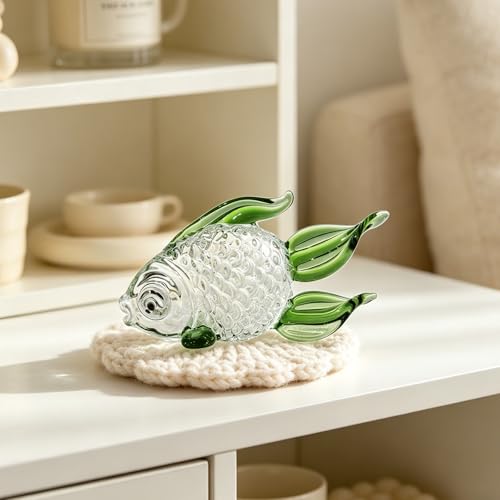 Fluxioxtna Composant de décoration Unique en Forme de Poisson Nageur, ajout Contemporain, crée Une Ambiance raffinée, décoration d ' intérieur de Maison, Poisson – vue 4