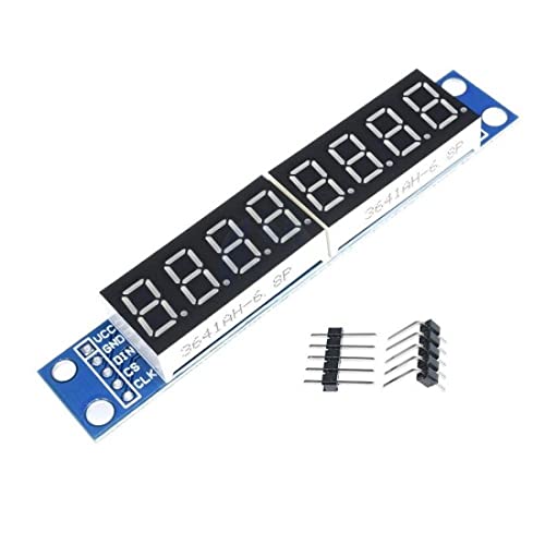 See full amazon price history chart for Techtonics MAX7219 LED Dot Matrix 8 Digit Digital Tube Display Control Module for Arduino 3.3V 5V Microcontroller Serial Driver 7-Segment Techtonics MAX7219 LED Dot Matrix 8 Digit Digital Tube Display Control Module for Arduino 3.3V 5V Microcontroller Serial Driver 7-Segment (B09NJLP2LN) Amazon Price History, Amazon Price Tracker