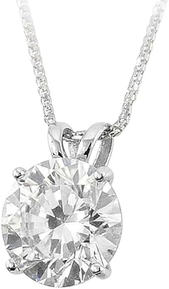 SOLID 18kt Round Diamond Solitaire Pendant 18k Gold Diamond Pendant Necklace 1.5 carat Diamond Necklaces for women DIAMOND Jewelry HANDMADE Birthday gift for Mom Anniversary
